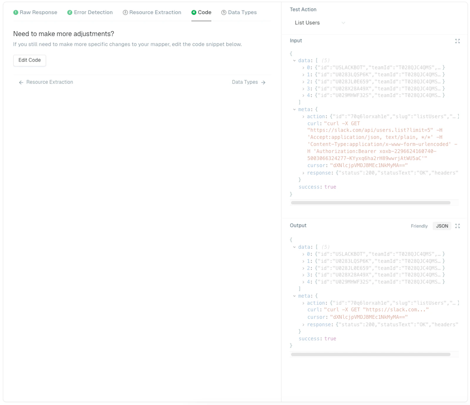 Code illustration