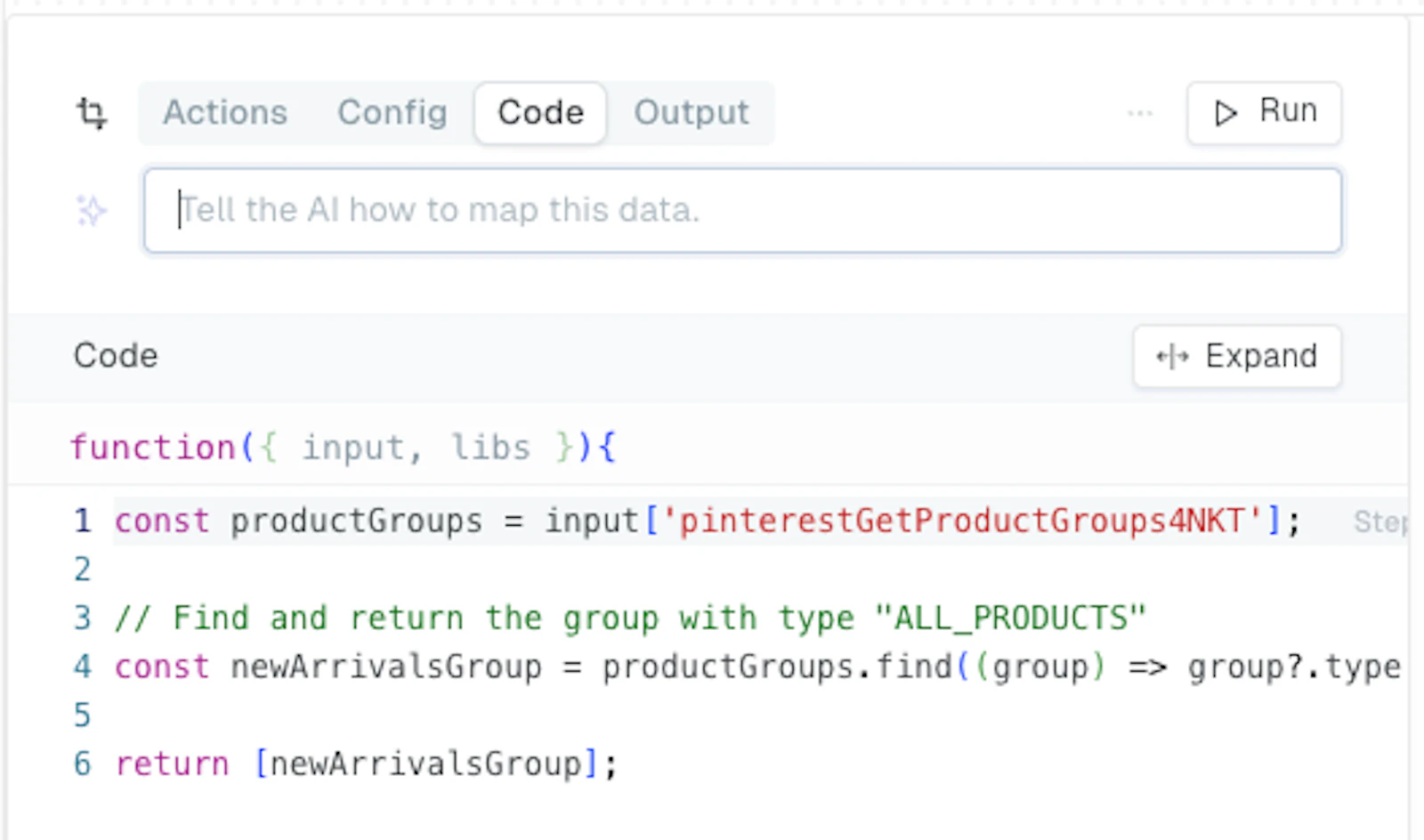 Code illustration