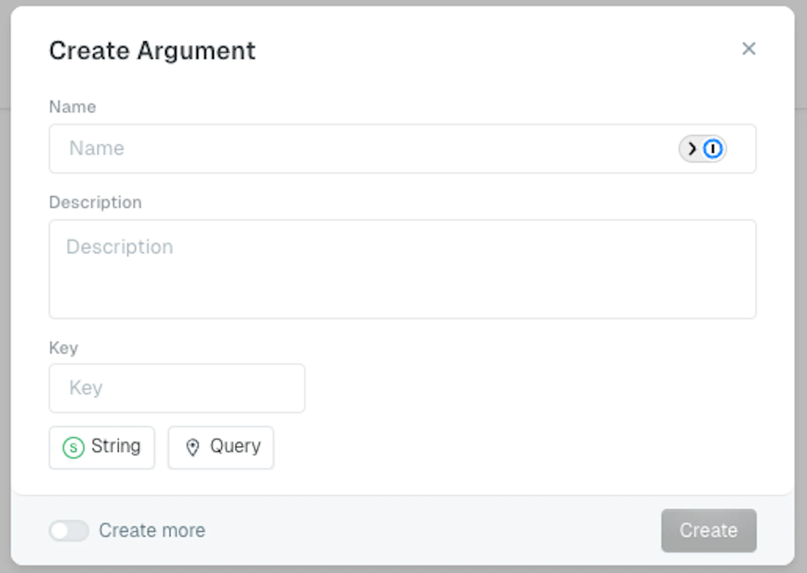 Arguments illustration