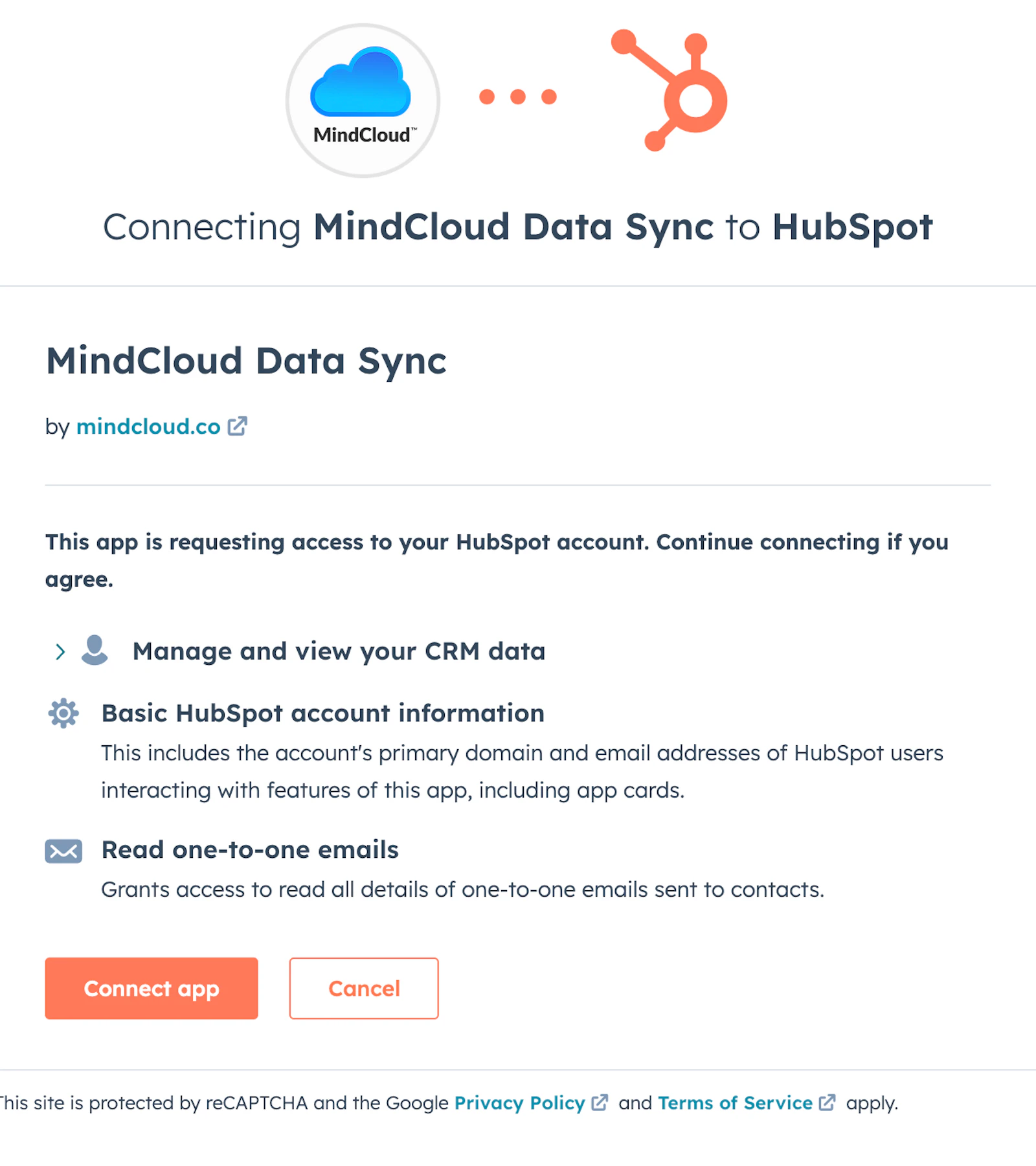 MindCloud HubSpot Setup Guide illustration